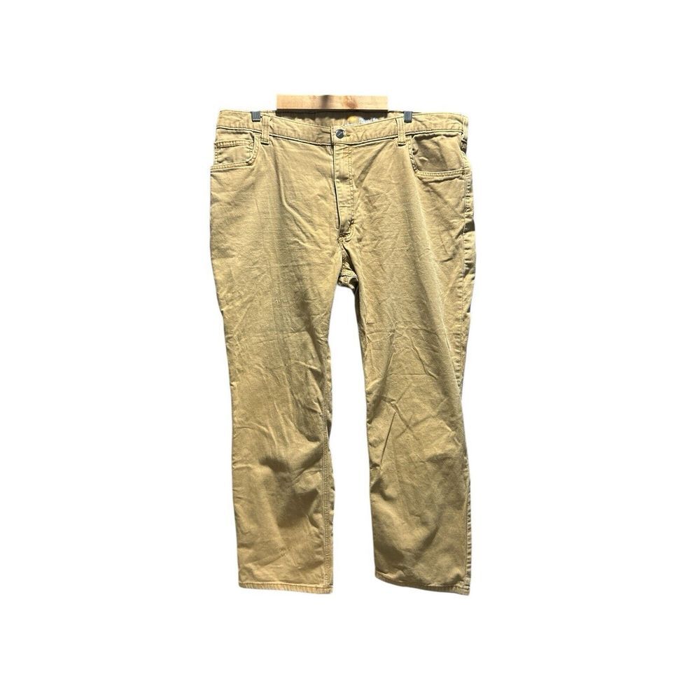 Carhartt Rugged Flex Relaxed Fit Work Pants Mens Tan 42x30 ‎ 102517-918